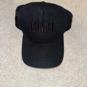 AMIRI Black Mesh Cap